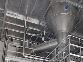 中藥配方顆粒專(zhuān)用干燥機工程